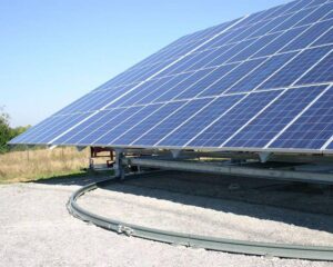 Ground-mounted solar PV, from meeco