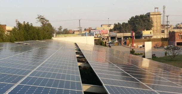 Instalación solar de meeco en hospital Shalamar